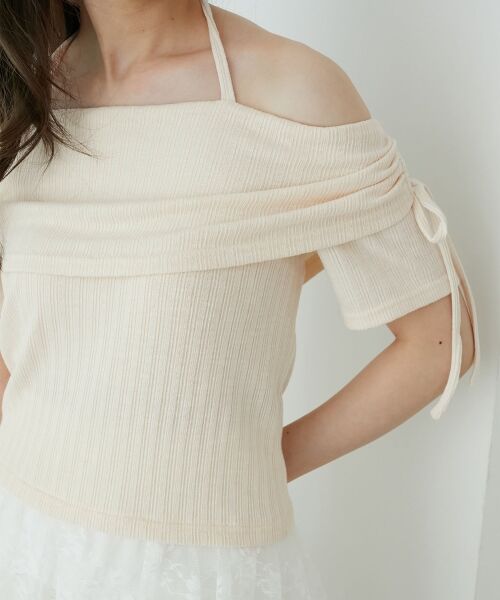 MAJESTIC LEGON / マジェスティックレゴン カットソー | 裾レースオフショルトップス | 詳細15