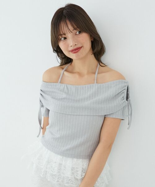 MAJESTIC LEGON / マジェスティックレゴン カットソー | 裾レースオフショルトップス | 詳細19