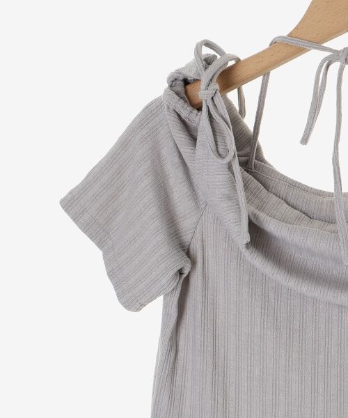 MAJESTIC LEGON / マジェスティックレゴン カットソー | 裾レースオフショルトップス | 詳細30