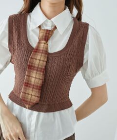 MAJESTIC LEGON / マジェスティックレゴン ニット・セーター | ∞ネクタイセットシャツドッキングニット