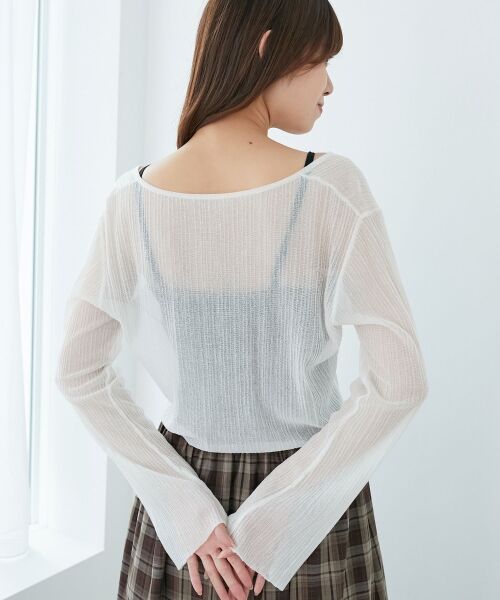 MAJESTIC LEGON / マジェスティックレゴン カーディガン・ボレロ | キラキラボタンシアーカーディガン | 詳細16