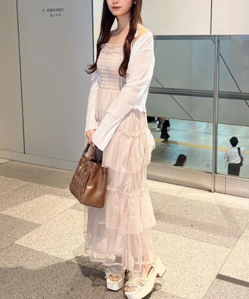 MAJESTIC LEGON / マジェスティックレゴン カーディガン・ボレロ | キラキラボタンシアーカーディガン | 詳細18