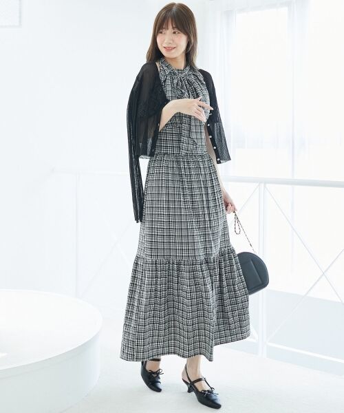 MAJESTIC LEGON / マジェスティックレゴン カーディガン・ボレロ | キラキラボタンシアーカーディガン | 詳細3