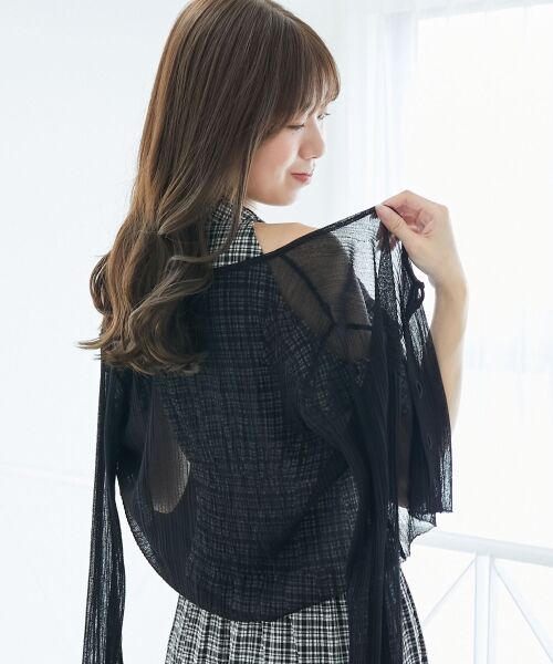 MAJESTIC LEGON / マジェスティックレゴン カーディガン・ボレロ | キラキラボタンシアーカーディガン | 詳細7