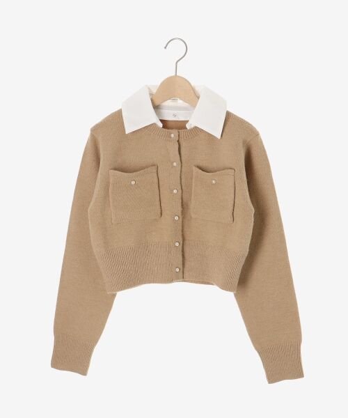 MAJESTIC LEGON / マジェスティックレゴン カーディガン・ボレロ | 取り外し襟付きニットカーデ | 詳細27