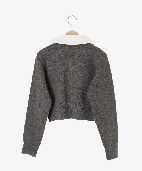MAJESTIC LEGON / マジェスティックレゴン カーディガン・ボレロ | 取り外し襟付きニットカーデ | 詳細29