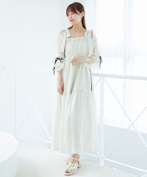 MAJESTIC LEGON / マジェスティックレゴン カーディガン・ボレロ | キャミセットレーシー長袖カーデ | 詳細8