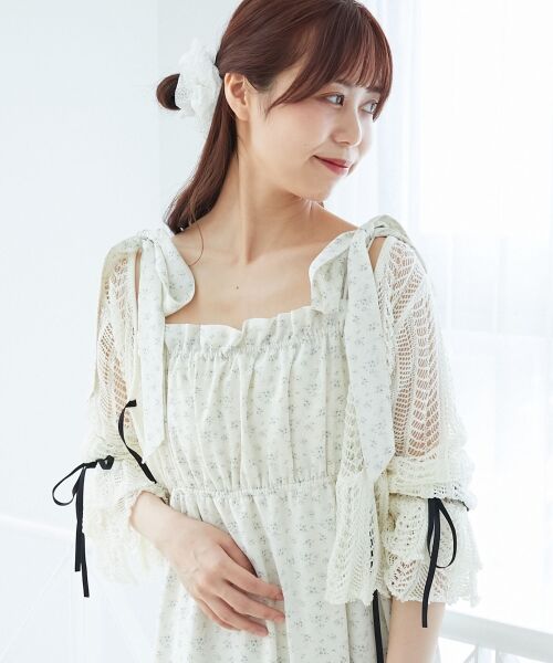 MAJESTIC LEGON / マジェスティックレゴン カーディガン・ボレロ | キャミセットレーシー長袖カーデ | 詳細9