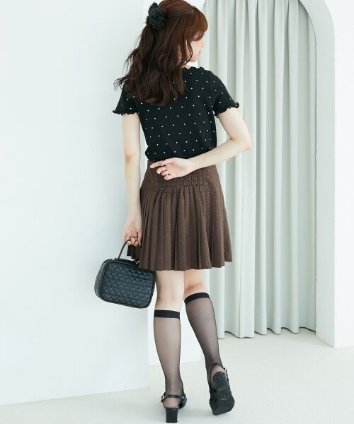 MAJESTIC LEGON / マジェスティックレゴン カーディガン・ボレロ | ドットパターンリブカーディガン | 詳細22