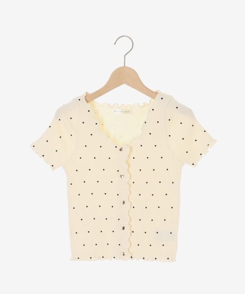 MAJESTIC LEGON / マジェスティックレゴン カーディガン・ボレロ | ドットパターンリブカーディガン | 詳細27