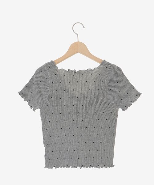 MAJESTIC LEGON / マジェスティックレゴン カーディガン・ボレロ | ドットパターンリブカーディガン | 詳細30