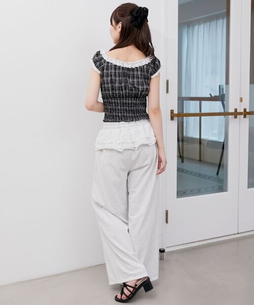 MAJESTIC LEGON / マジェスティックレゴン シャツ・ブラウス | バイカラープチフリルブラウス | 詳細11