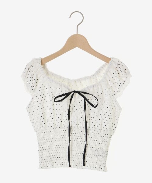 MAJESTIC LEGON / マジェスティックレゴン シャツ・ブラウス | バイカラープチフリルブラウス | 詳細25