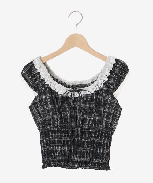 MAJESTIC LEGON / マジェスティックレゴン シャツ・ブラウス | バイカラープチフリルブラウス | 詳細26