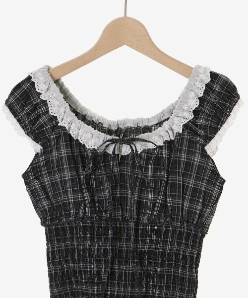 MAJESTIC LEGON / マジェスティックレゴン シャツ・ブラウス | バイカラープチフリルブラウス | 詳細29