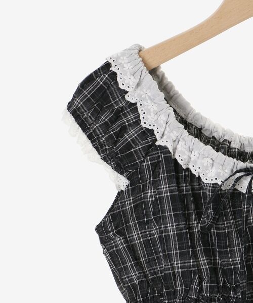 MAJESTIC LEGON / マジェスティックレゴン シャツ・ブラウス | バイカラープチフリルブラウス | 詳細30