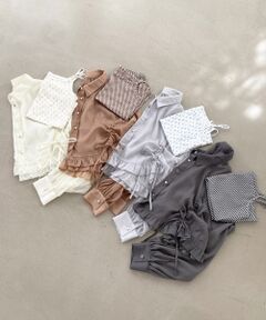 MAJESTIC LEGON / マジェスティックレゴン シャツ・ブラウス | インナー付きドロストシアーブラウス