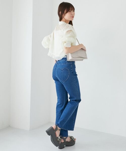 MAJESTIC LEGON / マジェスティックレゴン シャツ・ブラウス | インナー付きドロストシアーブラウス | 詳細3