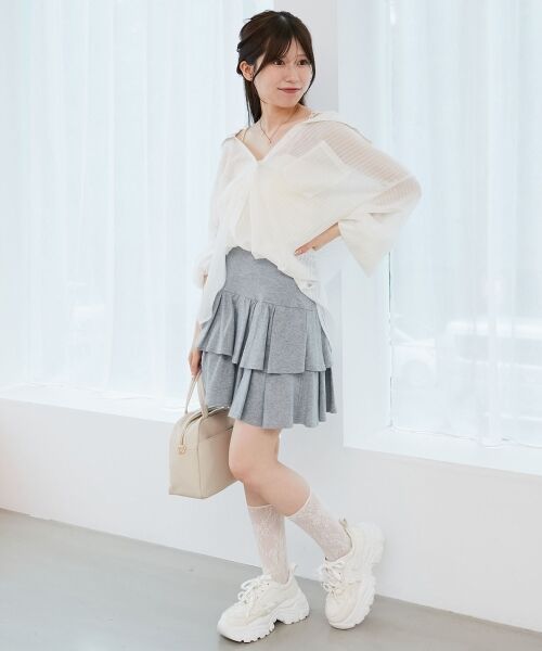 MAJESTIC LEGON / マジェスティックレゴン シャツ・ブラウス | 2wayミディシャツ | 詳細10