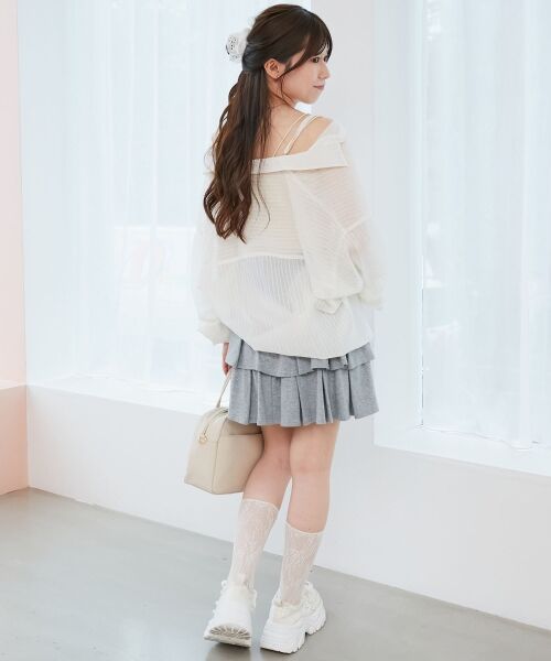 MAJESTIC LEGON / マジェスティックレゴン シャツ・ブラウス | 2wayミディシャツ | 詳細11