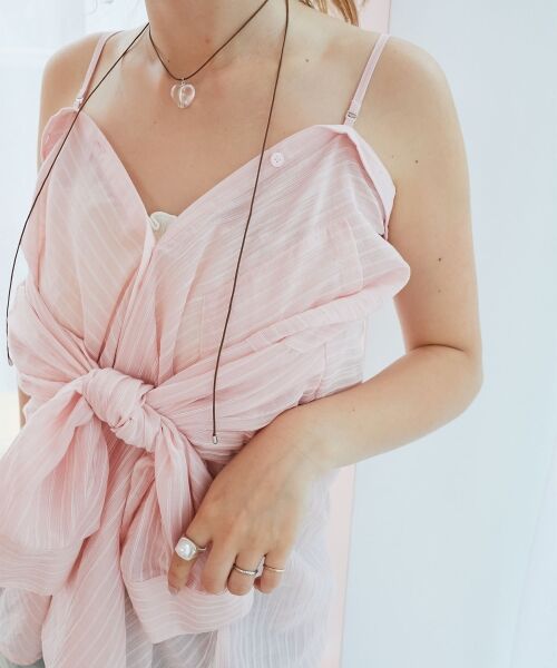 MAJESTIC LEGON / マジェスティックレゴン シャツ・ブラウス | 2wayミディシャツ | 詳細22