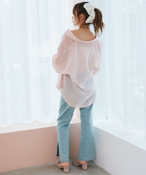 MAJESTIC LEGON / マジェスティックレゴン シャツ・ブラウス | 2wayミディシャツ | 詳細25