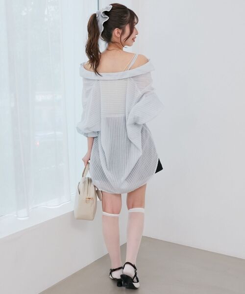 MAJESTIC LEGON / マジェスティックレゴン シャツ・ブラウス | 2wayミディシャツ | 詳細4