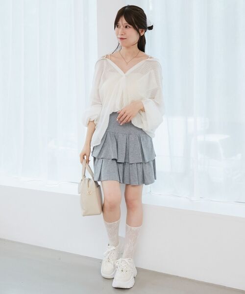 MAJESTIC LEGON / マジェスティックレゴン シャツ・ブラウス | 2wayミディシャツ | 詳細9