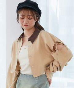 MAJESTIC LEGON / マジェスティックレゴン シャツ・ブラウス | オープンショルダーショートシャツ