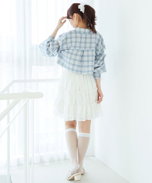 MAJESTIC LEGON / マジェスティックレゴン シャツ・ブラウス | オープンショルダーショートシャツ | 詳細10