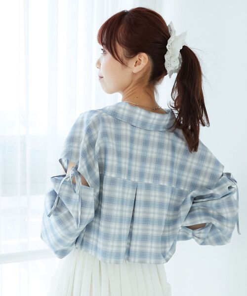 MAJESTIC LEGON / マジェスティックレゴン シャツ・ブラウス | オープンショルダーショートシャツ | 詳細13