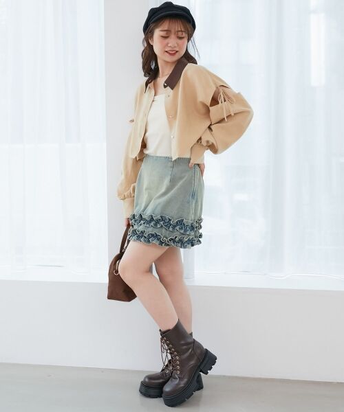 MAJESTIC LEGON / マジェスティックレゴン シャツ・ブラウス | オープンショルダーショートシャツ | 詳細16