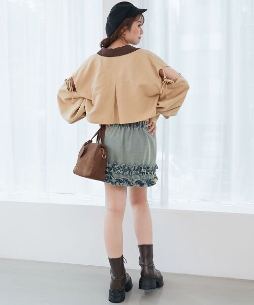 MAJESTIC LEGON / マジェスティックレゴン シャツ・ブラウス | オープンショルダーショートシャツ | 詳細17