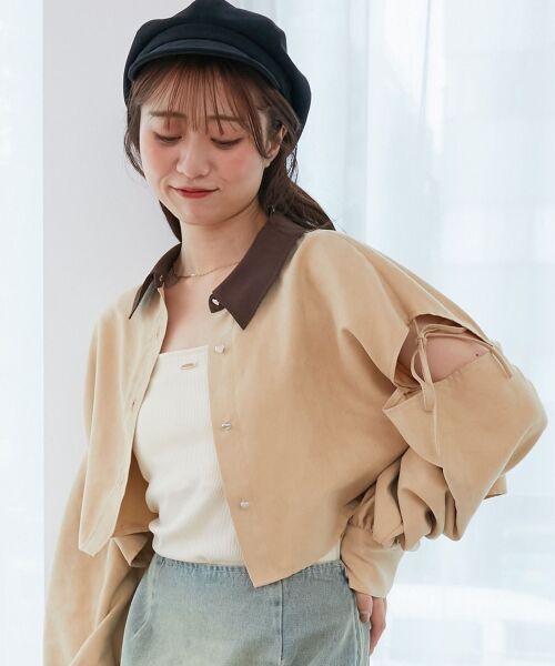 MAJESTIC LEGON / マジェスティックレゴン シャツ・ブラウス | オープンショルダーショートシャツ | 詳細19