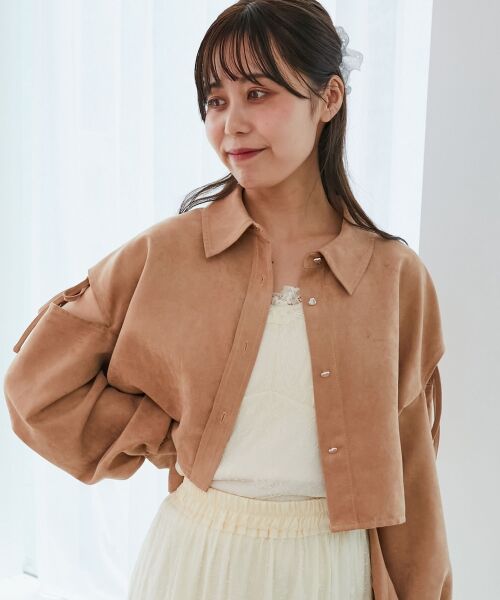 MAJESTIC LEGON / マジェスティックレゴン シャツ・ブラウス | オープンショルダーショートシャツ | 詳細25