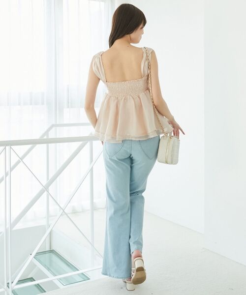 MAJESTIC LEGON / マジェスティックレゴン キャミソール・チューブトップ | キラキラビジューリボンビスチェ | 詳細11