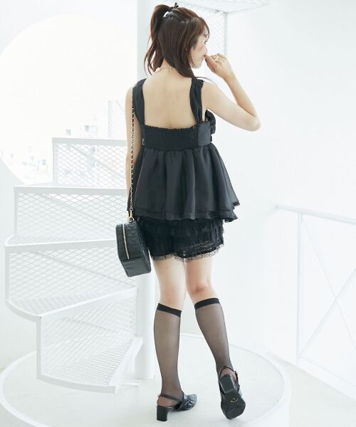 MAJESTIC LEGON / マジェスティックレゴン キャミソール・チューブトップ | キラキラビジューリボンビスチェ | 詳細18