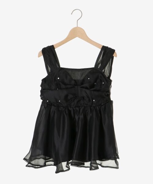 MAJESTIC LEGON / マジェスティックレゴン キャミソール・チューブトップ | キラキラビジューリボンビスチェ | 詳細25