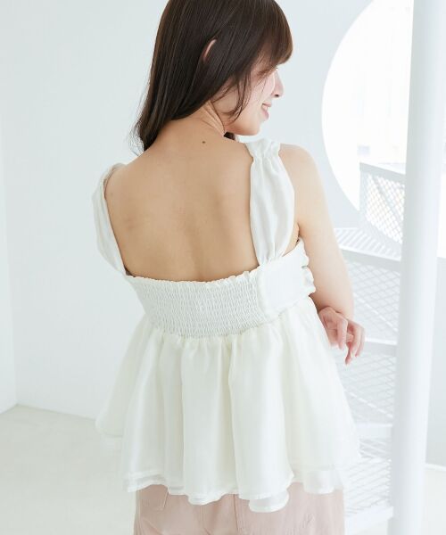 MAJESTIC LEGON / マジェスティックレゴン キャミソール・チューブトップ | キラキラビジューリボンビスチェ | 詳細7