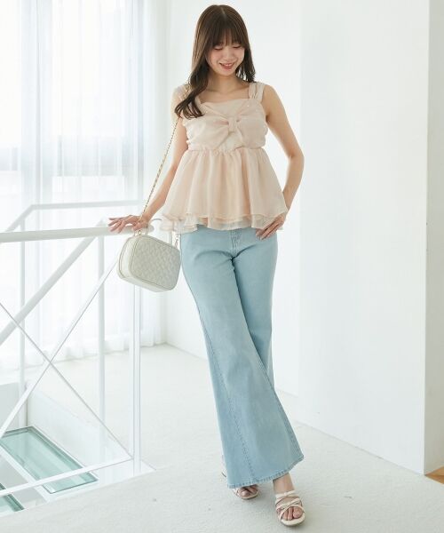 MAJESTIC LEGON / マジェスティックレゴン キャミソール・チューブトップ | キラキラビジューリボンビスチェ | 詳細9