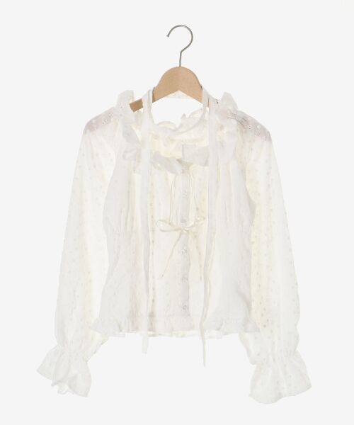 MAJESTIC LEGON / マジェスティックレゴン シャツ・ブラウス | チョーカー付き2wayブラウス | 詳細14