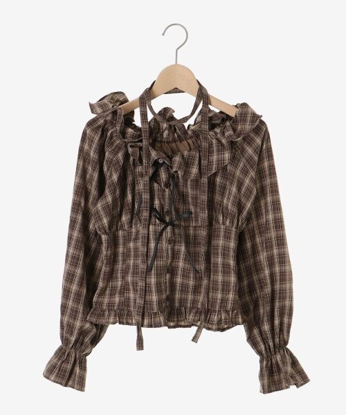 MAJESTIC LEGON / マジェスティックレゴン シャツ・ブラウス | チョーカー付き2wayブラウス | 詳細15