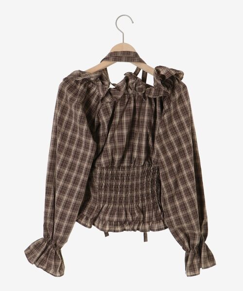 MAJESTIC LEGON / マジェスティックレゴン シャツ・ブラウス | チョーカー付き2wayブラウス | 詳細16