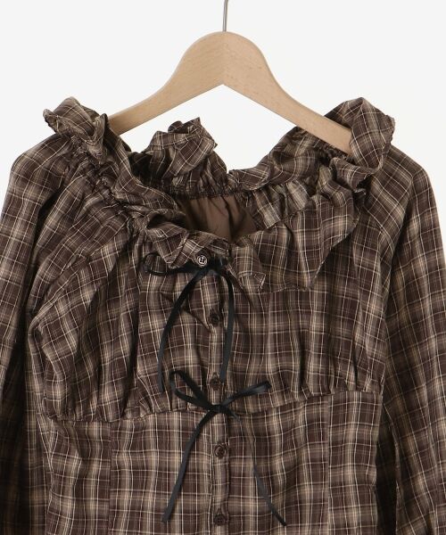 MAJESTIC LEGON / マジェスティックレゴン シャツ・ブラウス | チョーカー付き2wayブラウス | 詳細17