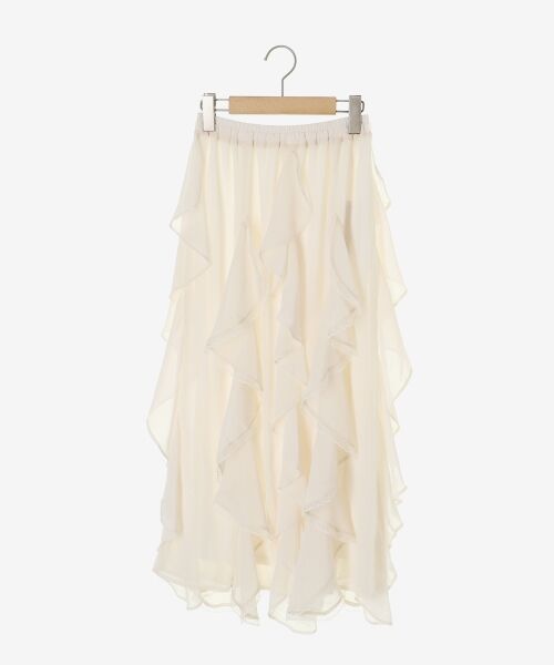 MAJESTIC LEGON / マジェスティックレゴン ロング・マキシ丈スカート | エアリードロップラッフルスカート | 詳細25