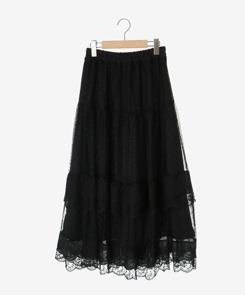 MAJESTIC LEGON / マジェスティックレゴン ロング・マキシ丈スカート | ティアードレースフリルスカート | 詳細26
