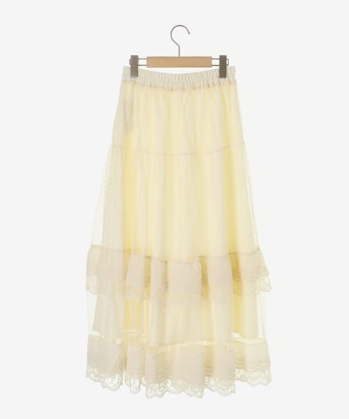MAJESTIC LEGON / マジェスティックレゴン ロング・マキシ丈スカート | ティアードレースフリルスカート | 詳細27