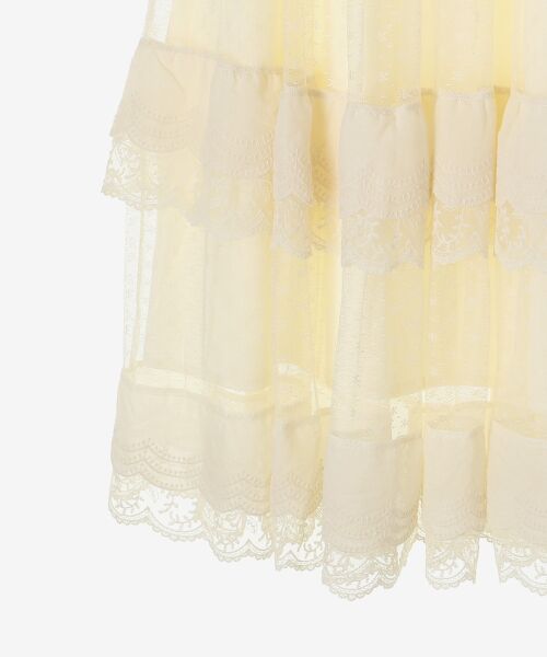 MAJESTIC LEGON / マジェスティックレゴン ロング・マキシ丈スカート | ティアードレースフリルスカート | 詳細29