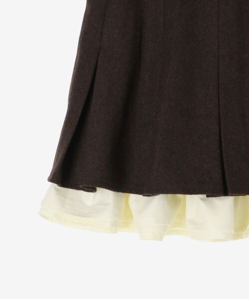 MAJESTIC LEGON / マジェスティックレゴン ミニ・ひざ丈スカート | 配色フリルプリーツスカート | 詳細24