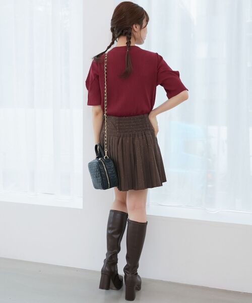 MAJESTIC LEGON / マジェスティックレゴン ミニ・ひざ丈スカート | アソートプリーツスカート | 詳細12